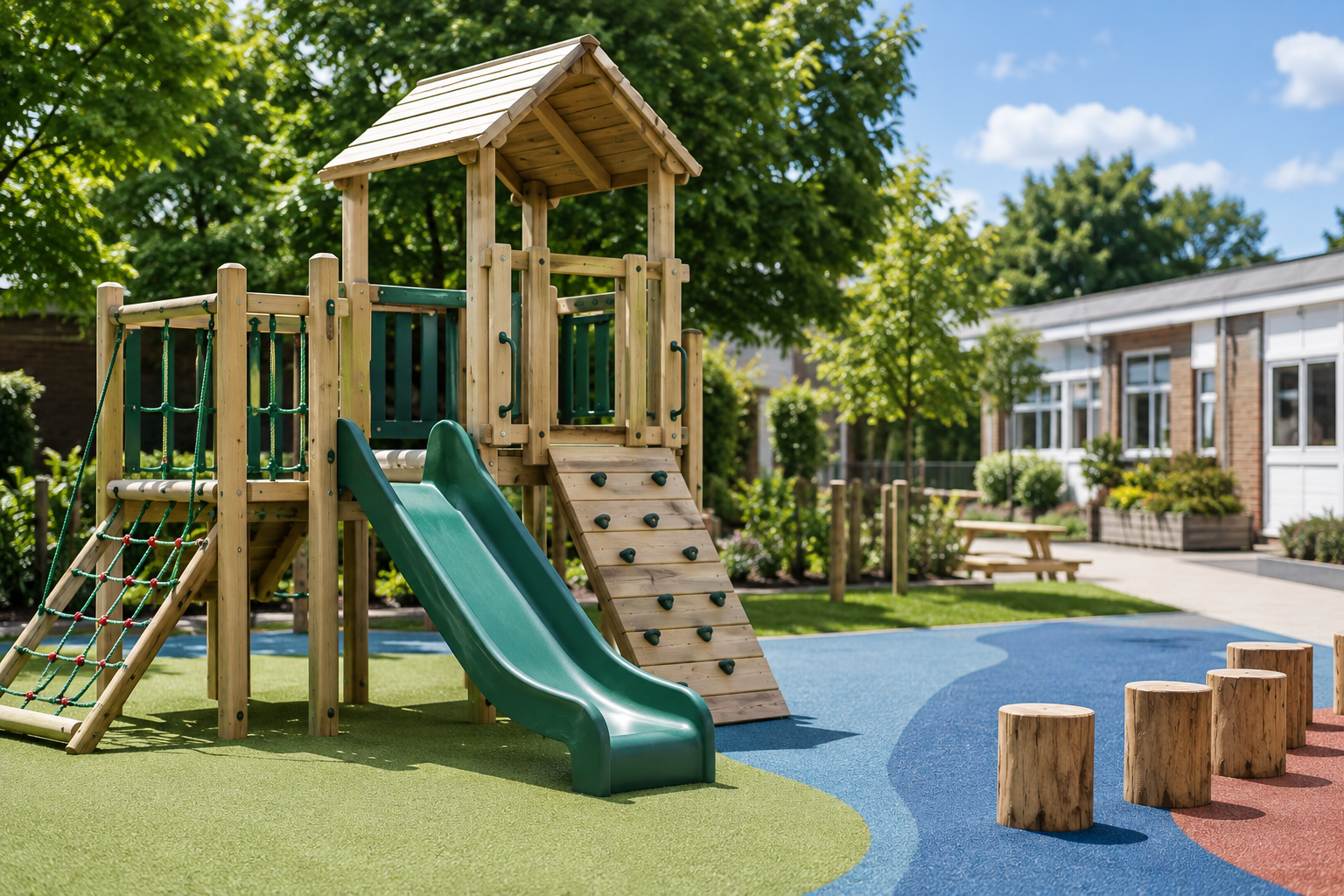 Playground and outdoor learning space