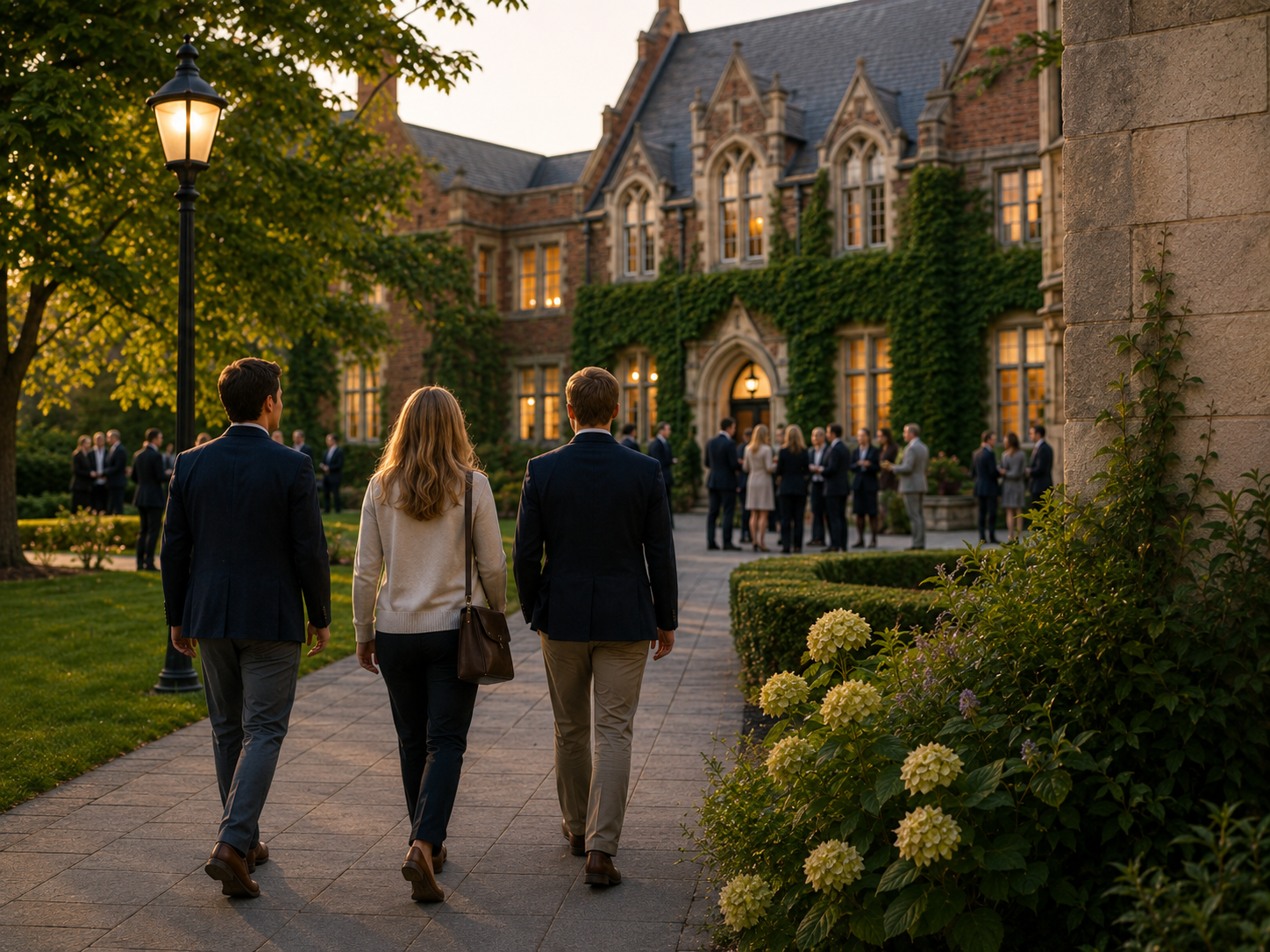 Independent school alumni fundraising event